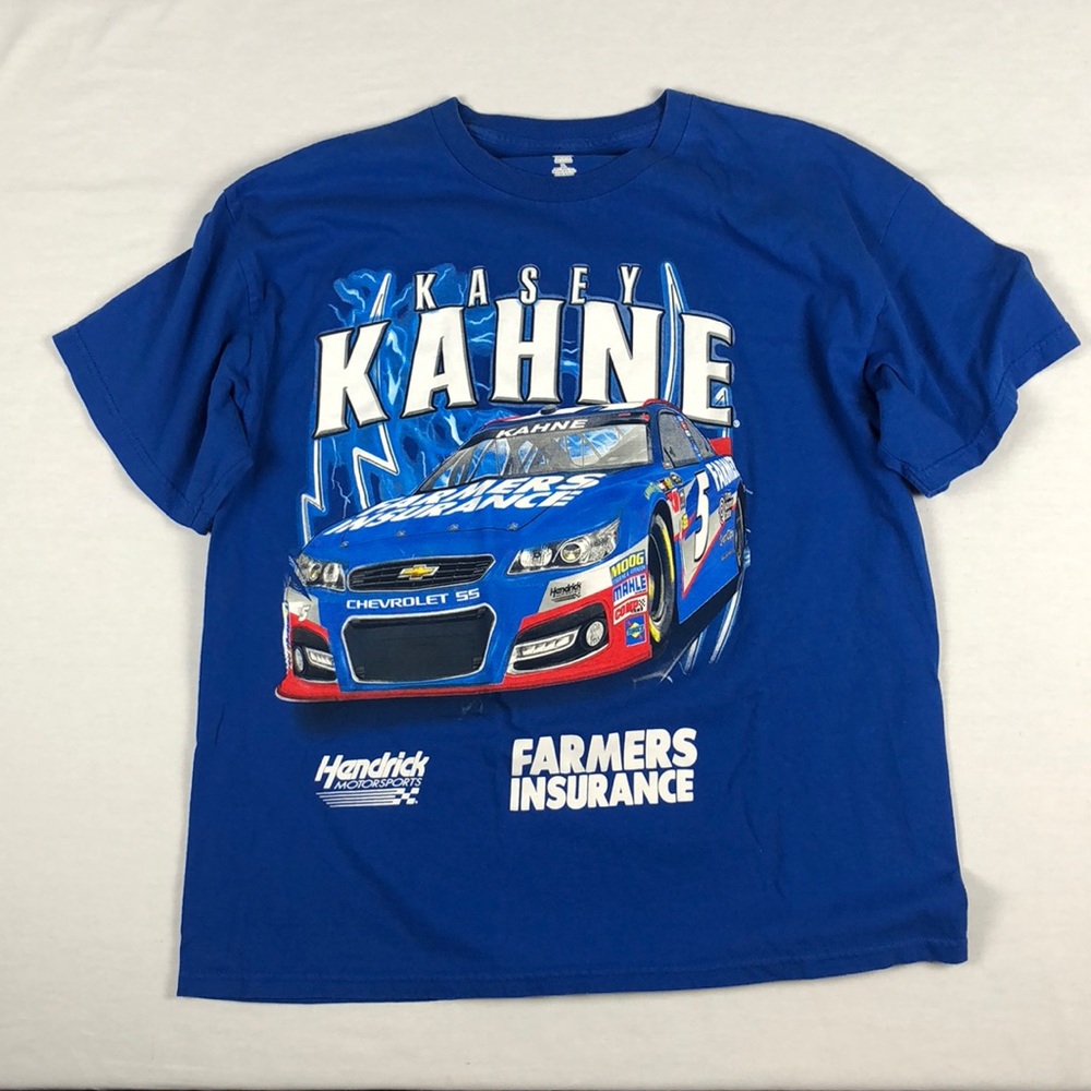 NASCAR racing t shirt. Two sided graphic.